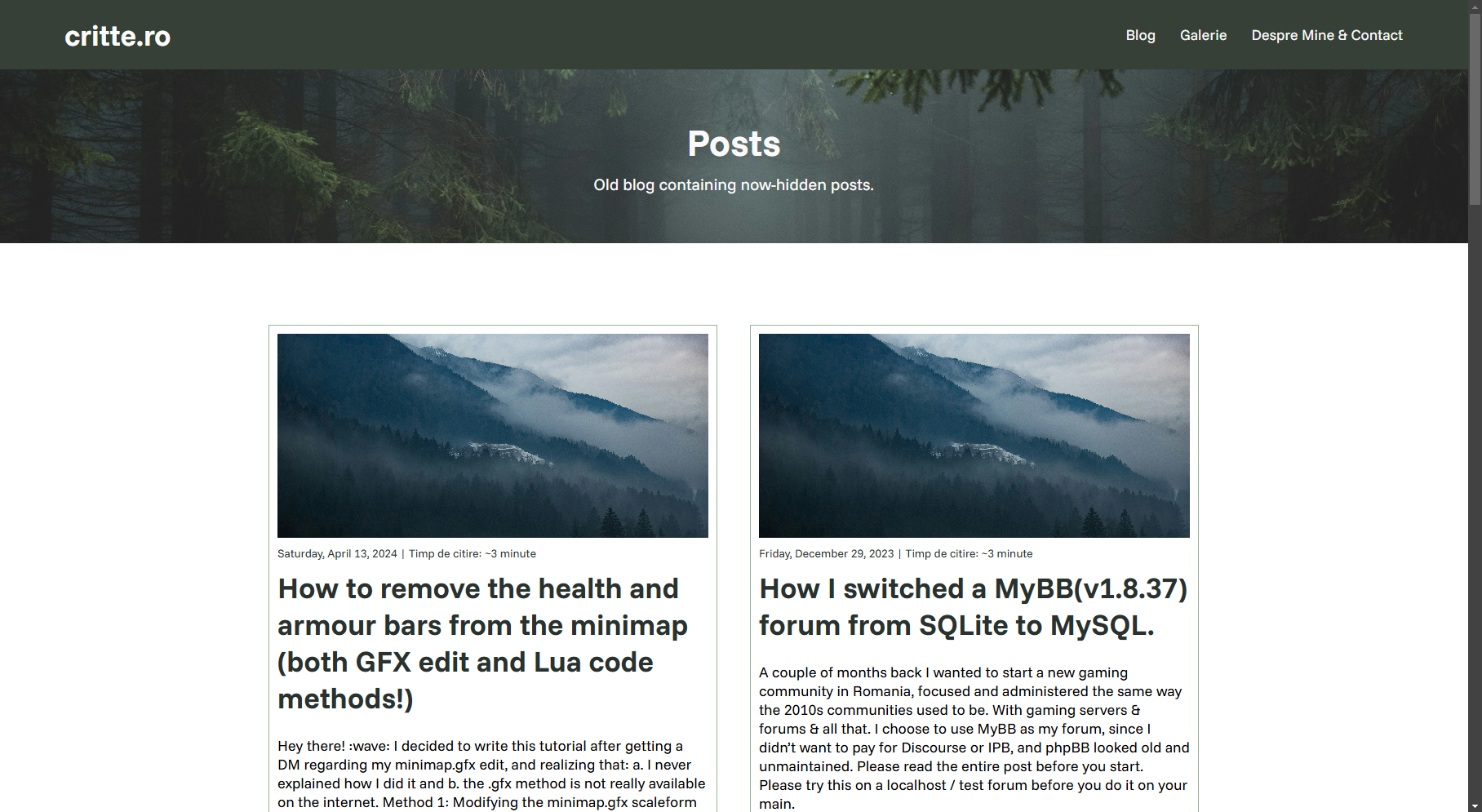 Screenshot of the new List page